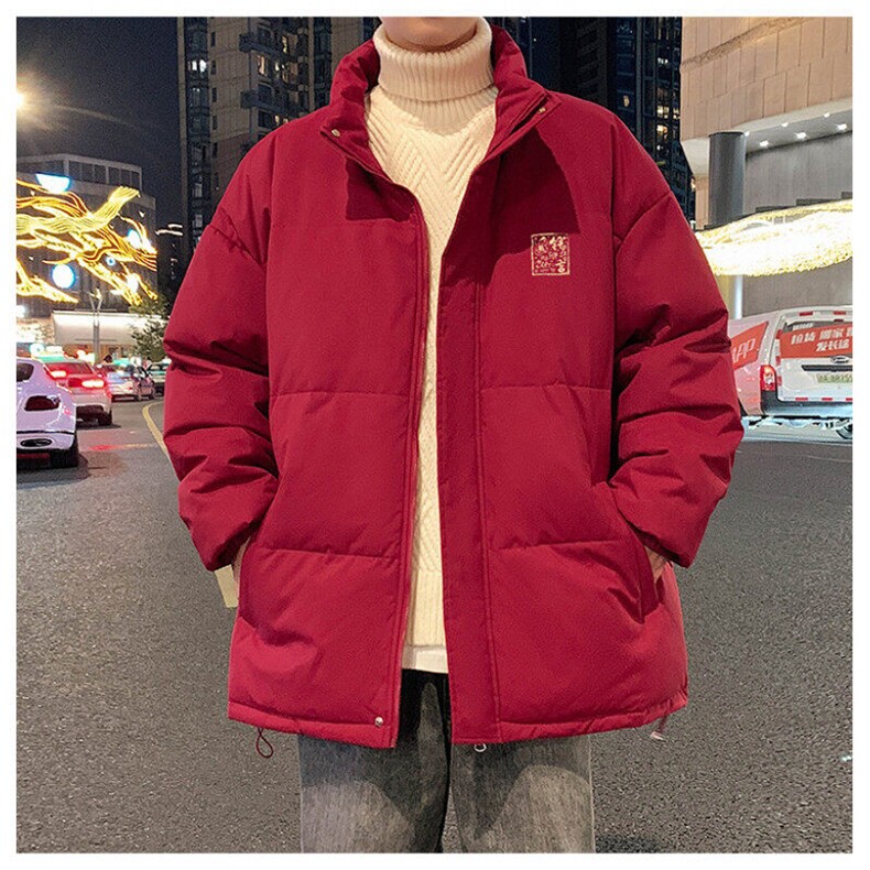 现货抖音得物可供视频冬季三防加厚羽绒棉衣外套面包棉服81151,男装棉衣,电商A486