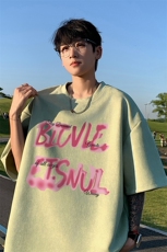 量大优供视频重磅麂皮绒短袖T恤男JPDX218-特P19，男装T恤，电商B367