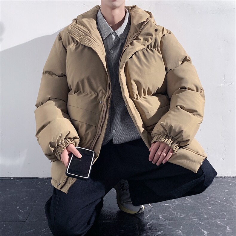 港风2026新品冬季宽松情侣装男装棉衣棉服冬装加厚外套D002-P105,男装棉衣,星座717