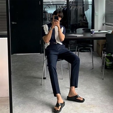 夏季新款拼接翻领短袖polo衫男士半袖针织衫高端弹力修身休闲上衣，男装针织衫/毛衣，星座506A