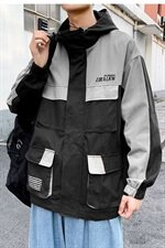 韩版帅气宽松工装夹克男士潮牌上衣外套JK810/P60，男装夹克，电商D202-1