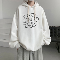 连帽卫衣男大码胖子帽衫大号运动服WY2427-P35，男装卫衣，电商A040