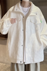 小香风美式牛仔夹克男宽松大皂风百搭工装外套JK8740P125控168，男装夹克，星座226-1