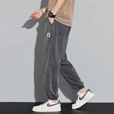 侧边麦标拼接宽松阔腿休闲裤男女款春夏季潮流复古长裤DY562-P65，男装休闲裤，电商A178-1
