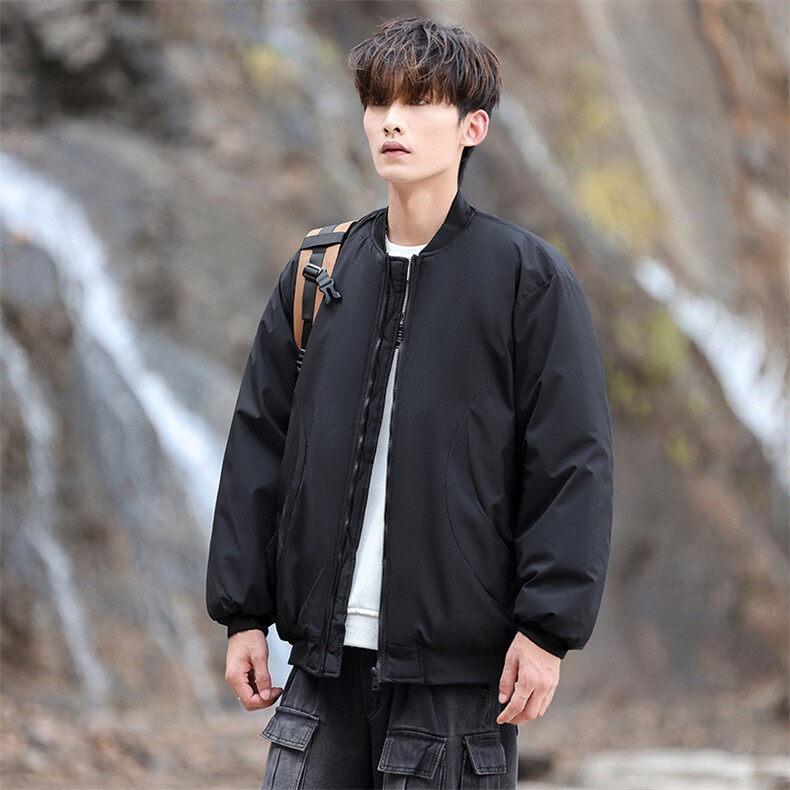 冬季男士加棉加厚棉服飞行服男士棉袄棒球领棉衣A266-MY8016-P75图片