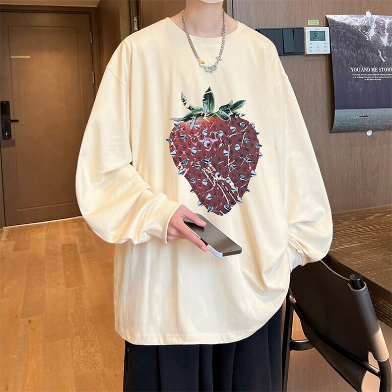 抖音得物供货量大从优可提供视频美式长袖T恤CT798特P25,男装T恤,电商A486-1
