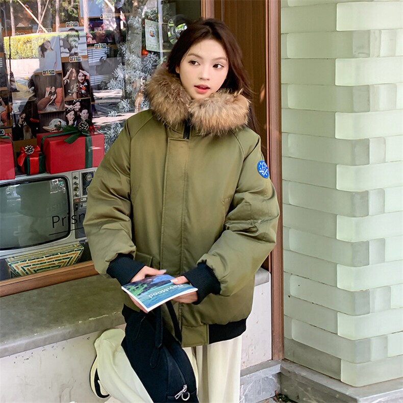 A458-P118毛领棉衣棉服冬季加厚工装派克服外套,男装棉衣,星座911