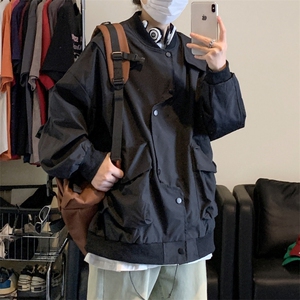 错位门禁飞行员夹克男外套男棒球衣服XH26-P70