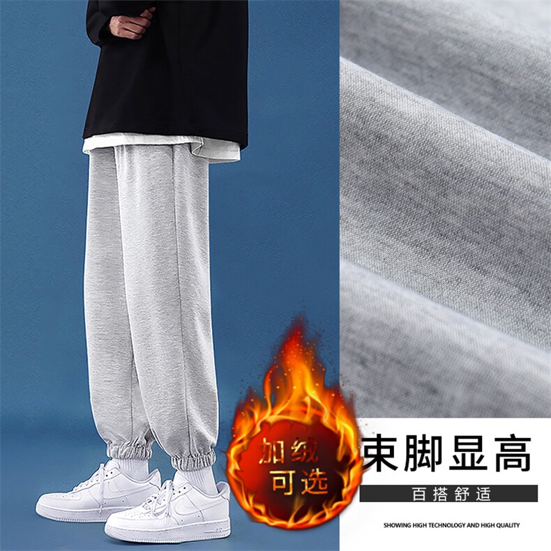 2023秋冬舒适百搭休闲加绒卫裤 WK602-1特批22-加绒特批30图片