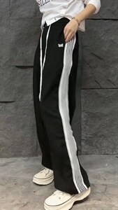 2022韩版宽松显瘦休闲运动风休闲裤图片