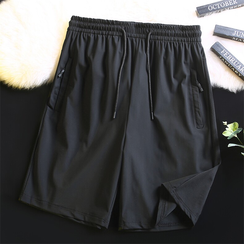 2024年秋季青春活力时尚都市拼接冰丝速干短裤男装，男装休闲裤，宏恒