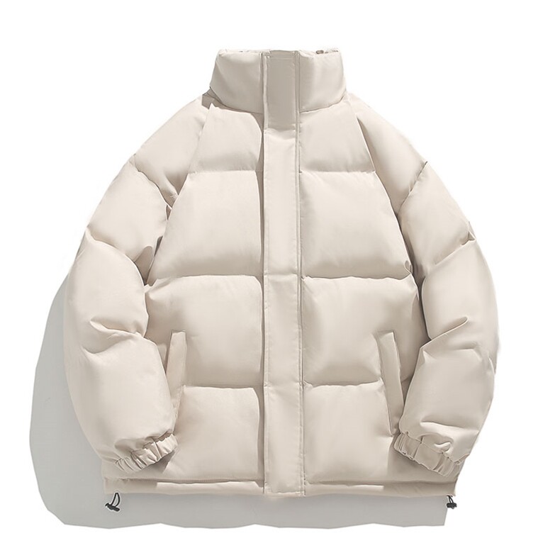 抖音冬季加厚棉衣立领纯色棉服袄子大码MY8955-P55,男装棉衣,电商A128