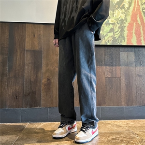 K1220-p30-控59 oversize cleanfit黄泥牛仔裤直筒裤老爹裤长裤图片