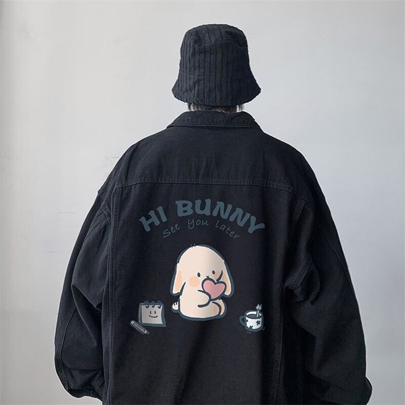 牛仔夹克男大码牛仔外套男茄克 NJ77314-P60图片