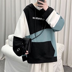 7XL-M港风长袖卫衣男2023春新款主推货足休闲胖子上衣加肥加大码，男装卫衣，钱塘717(原712)