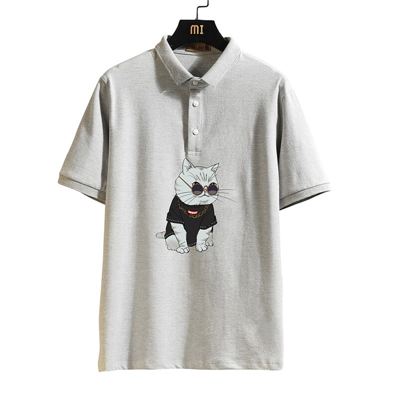 PL57044-P35翻领短袖polo衫男大码胖子半袖t恤男有领保罗衫,男装Polo衫,电商A040A