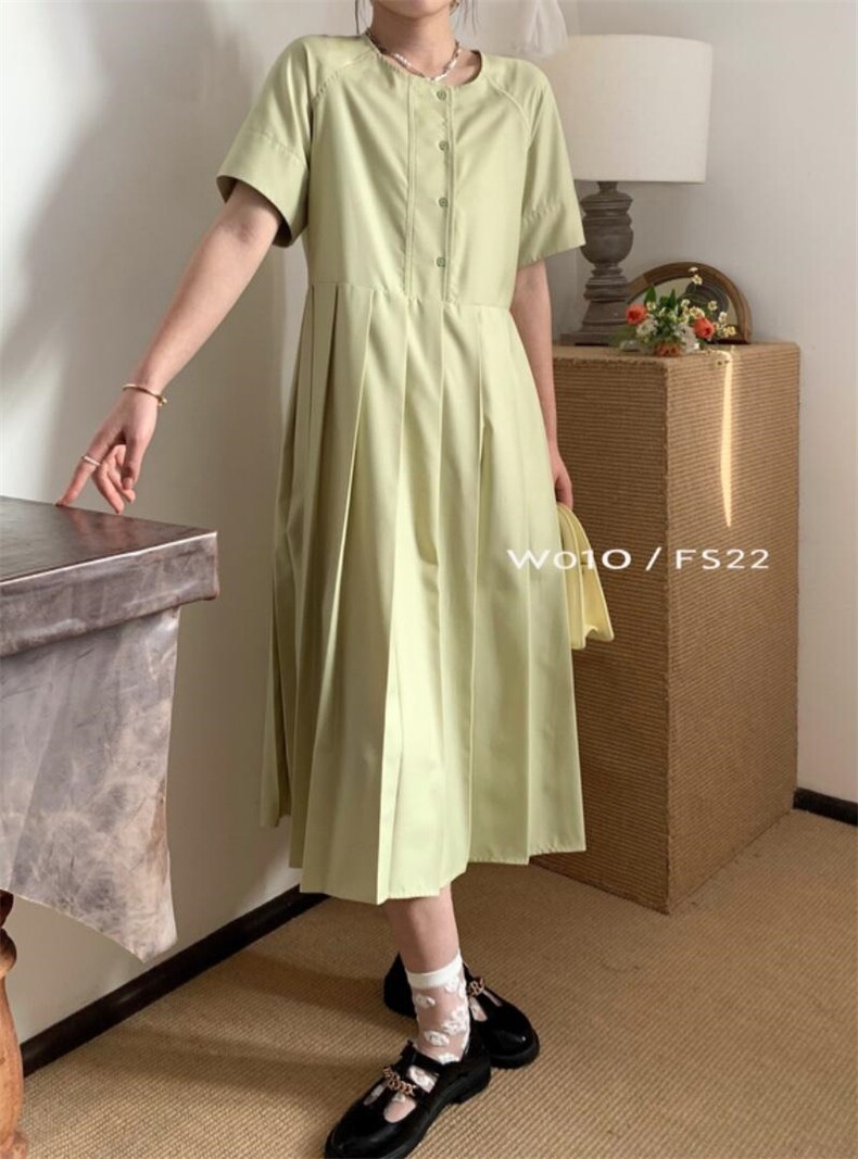 夏季啊韩版连衣裙，女装连衣裙，W010