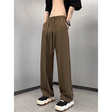日系cleanfit小西裤男士春秋季高级设计垂感直筒免烫抗皱西装裤子，男装休闲裤，星座506A