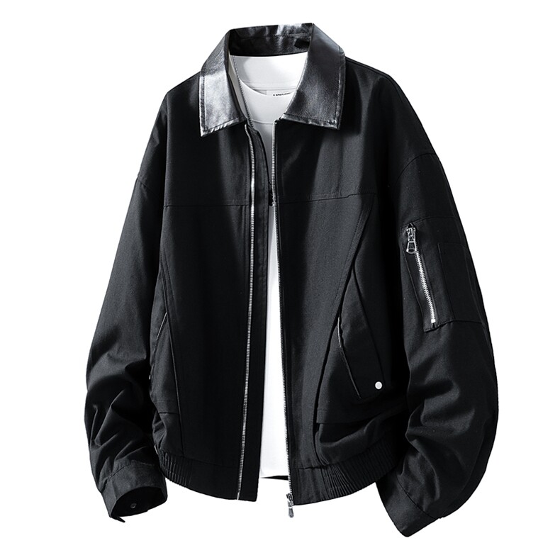 美式重磅高品质夹克秋季开衫外套男SY8811特P77控158大码4-8XL+5,男装夹克,星座610B-1