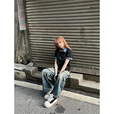 假两件polo领短袖T恤男女同款2025夏季，男装T恤，星座506A