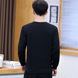 佳乐W810男士长袖t恤男薄款宽松青少年秋衣衣服潮流卫衣图片