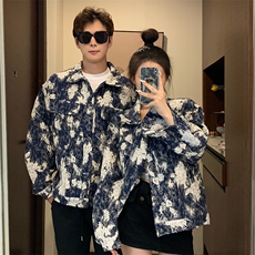 情侣装春秋装夹克外套时尚百搭复古设计感外套小香风上衣C667-88，男装夹克，星座911-2(原星座613-2）