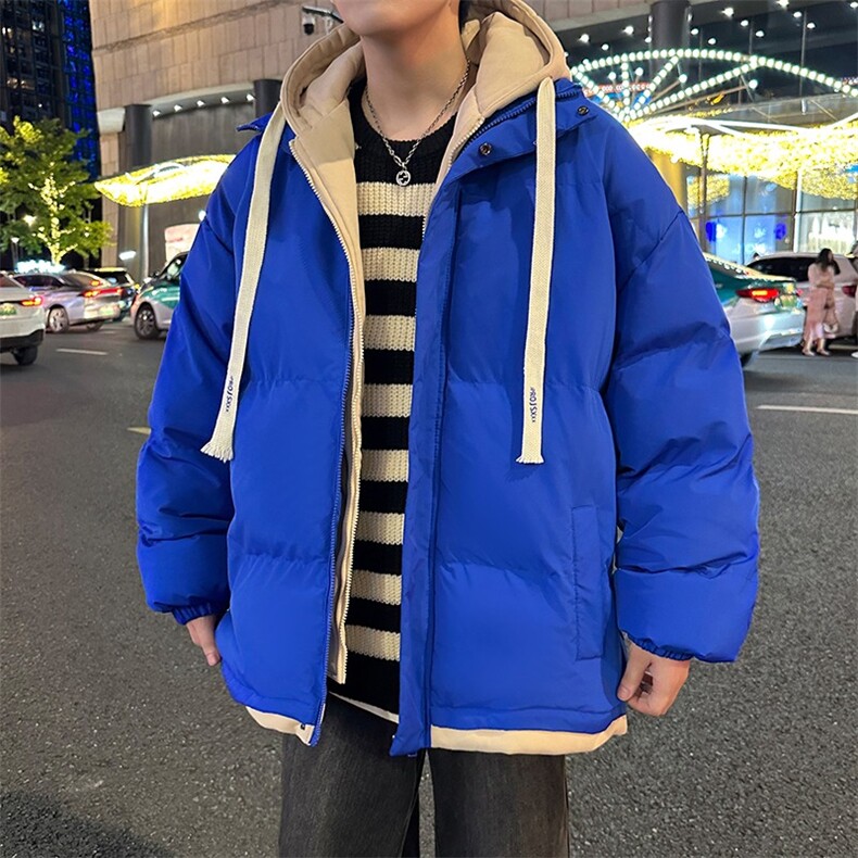 新短款羽绒棉服男款冬季加厚晋江棉衣男装假两件外套JC8062/P75,男装棉衣,星座506