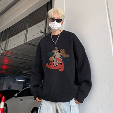 高质量！秋冬季半高领毛衣男加绒加厚线衣男针织衫男MY257-特p38，男装针织衫/毛衣，电商B367