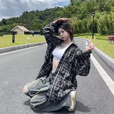 美式复古秋季破洞牛仔裤男女潮牌设计感高级感小众反穿裤子，男装牛仔裤，星座506A