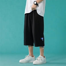 ！2023夏季新款男士运动七分裤学生百搭六分裤短裤潮DK02P40，男装休闲裤，电商B220