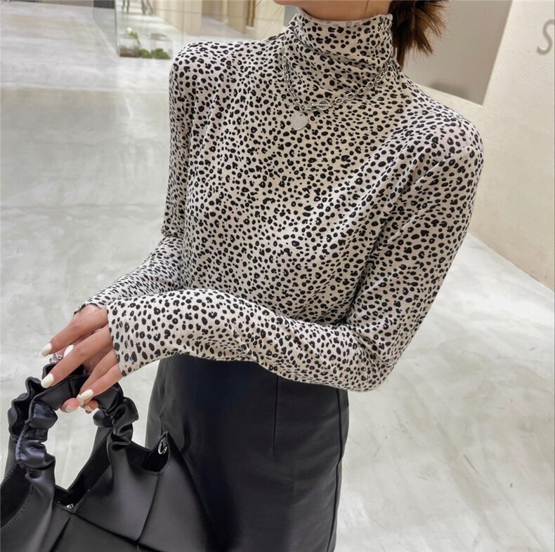 高品质时尚豹纹打底衫，其它，Balance Studio