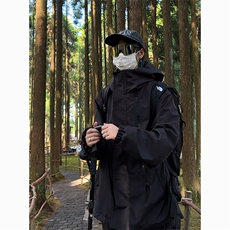 港风日系复古户外潮流连帽冲锋衣夹克男潮XZ213-JK6601-P65控88，男装夹克，星座213