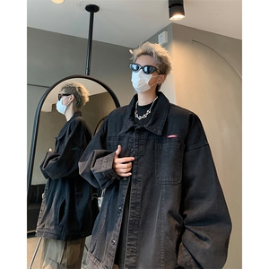 517A-8-N891-P88 秋季新款现货美式大码牛仔外套图片