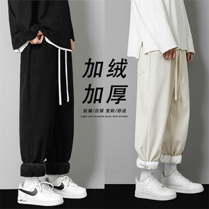 加绒加厚秋冬束脚新款阔腿休闲裤JR1002-常规特批-35 加绒特批43图片