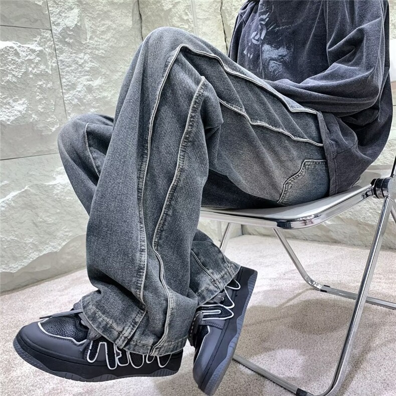 美式牛仔裤男款秋季长裤潮Y9079P52,男装牛仔裤,星座1116-2