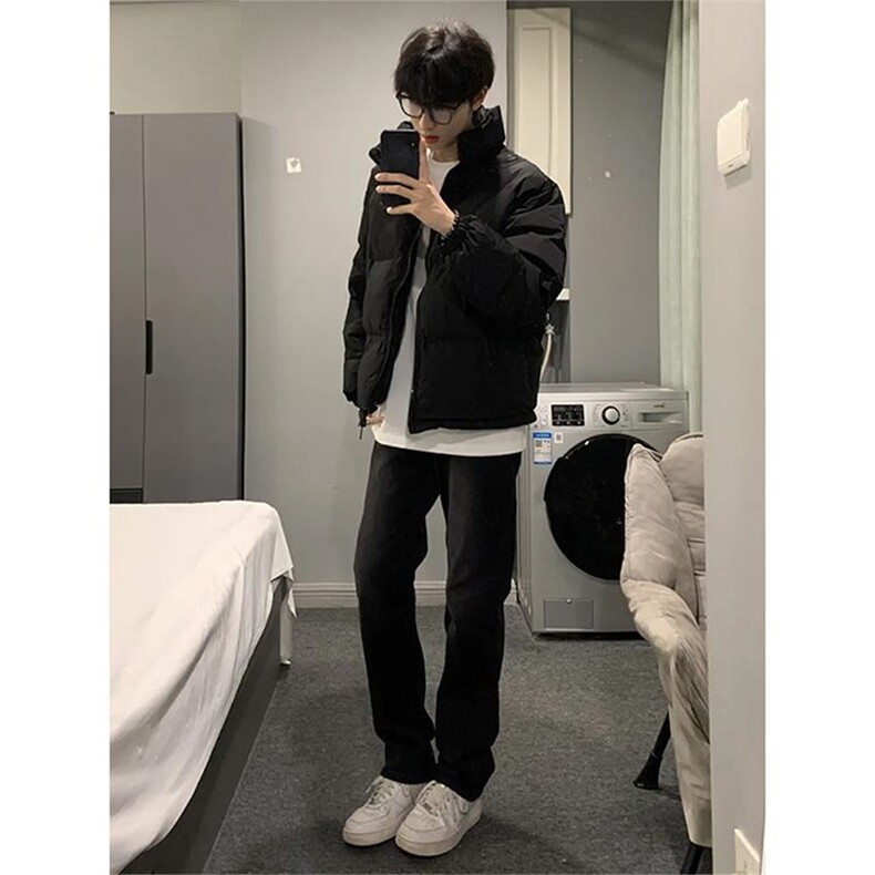 现货高品质美式高街冬季重磅三防羽绒棉衣男女加厚外套棉服冬,男装棉衣,电商A443
