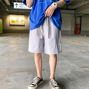 DK39045-P15 港风休闲短裤男士大码运动五分裤男中裤男马裤 港风图片