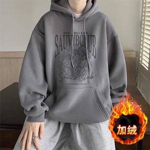 1506-1/GFY71900/P43秋冬款美式复古重磅连帽加绒卫衣图片