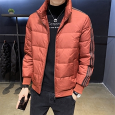 968冬季男士立领拉条羽绒服店主风头风数据款已备货，男装羽绒服，星座414（原B263）