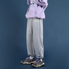 秋冬宽松字母休闲裤九分裤卫裤X715WK512P45控68，男装牛仔裤，星座715