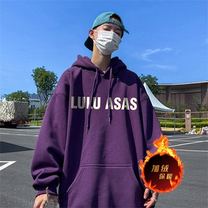 500克重磅秋冬美式加绒加厚卫衣外套 DL1530常规特P35绒特P40图片