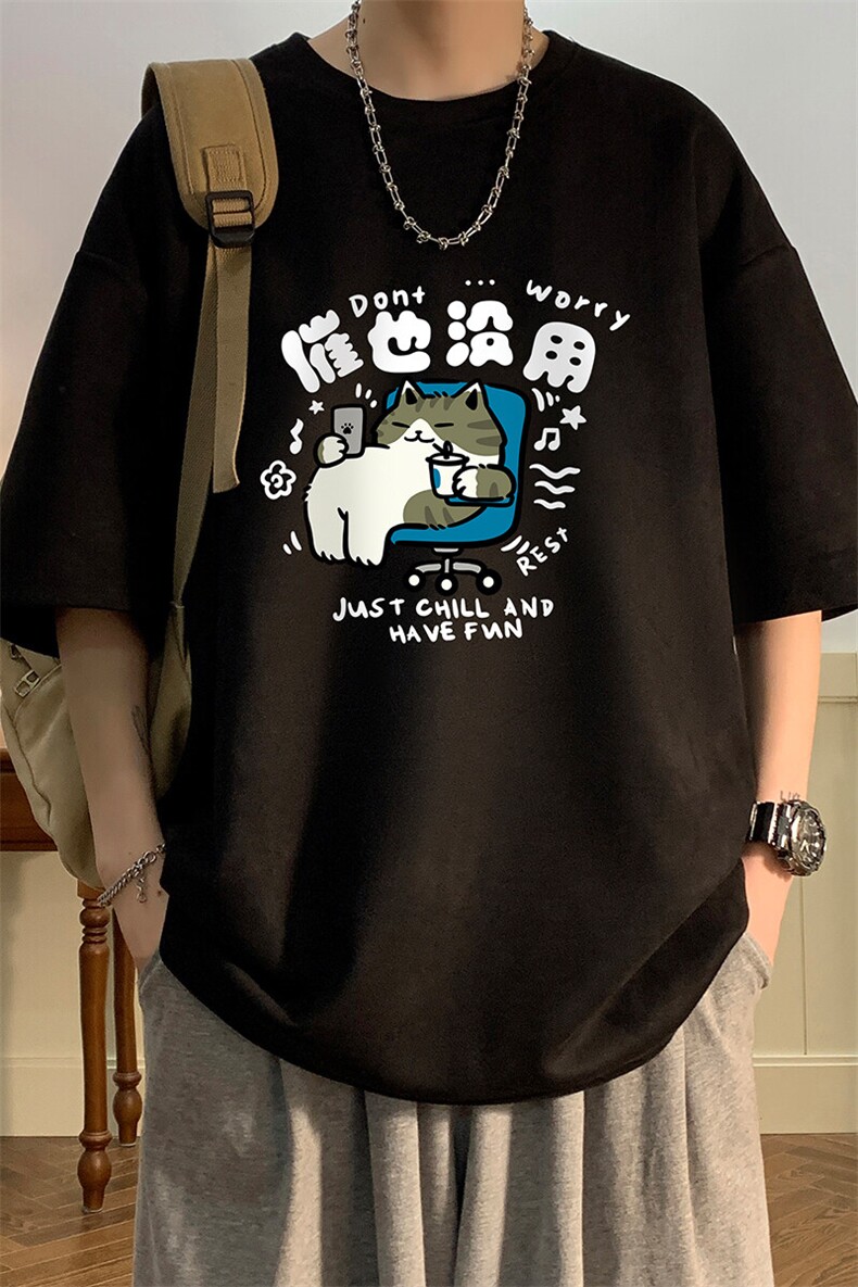 麂皮绒短袖t恤男大码半袖男酒店风JD82403-P25,男装T恤,电商A040