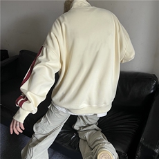 华棉卫衣男立领发泡印花上衣（65棉35聚酯纤维）X1213-W156-P68，男装卫衣，星座1213