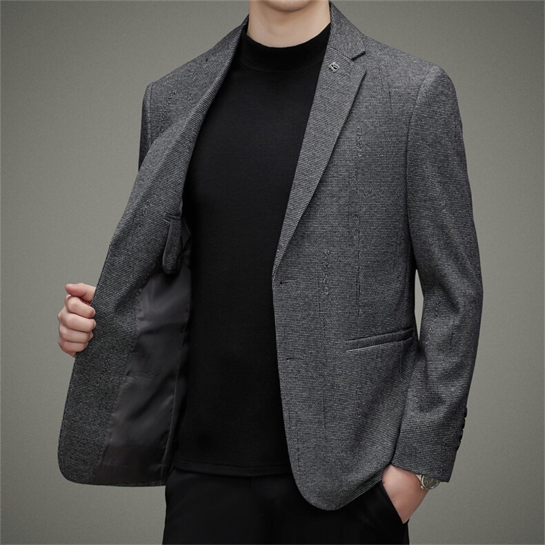 DJ2226钱塘2020-3秋冬季新款商务休闲简约中年男士西服货稳P152,男装西服,钱塘207-3