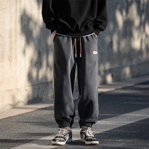 2024冬新款cityboy日系加绒加厚宽松束脚休闲运动裤 K252-P40控78图片