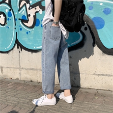 男刺绣新款港风精品牛仔裤破洞休闲女裤子714-2-x909-p50f，男装牛仔裤，星座1404-3