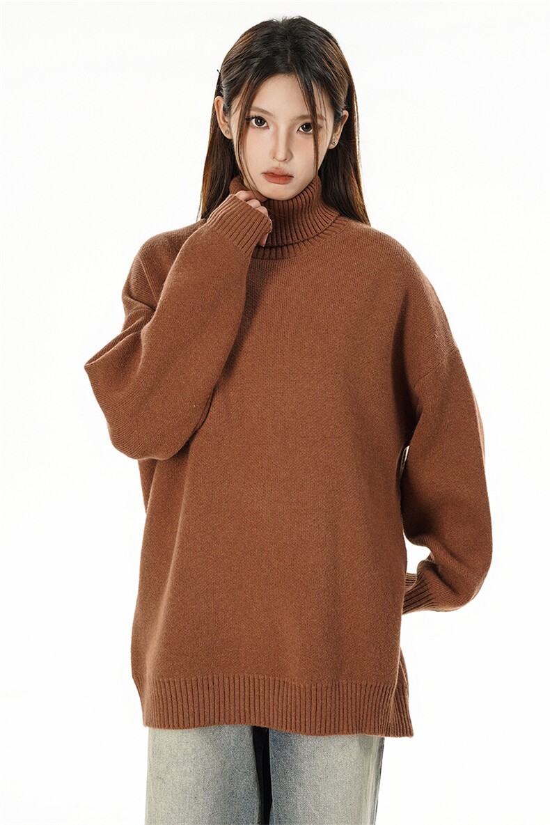 特批光板得物\唯品\抖音二开高品质多巴胺高领毛衣M900P38,男装针织衫/毛衣,电商A247B