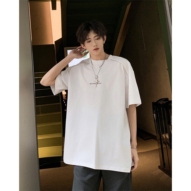 美式暗黑金属十字架潮牌宽松短袖T恤男女情侣T308-P38控58，男装T恤，星座310A-3