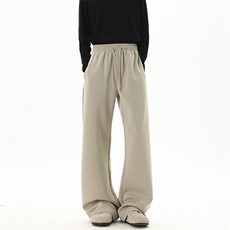 03春新款软糯丝滑空气层卫裤直筒宽松通勤神裤XZ211-1-K2608-P50，男装休闲裤，星座211-1