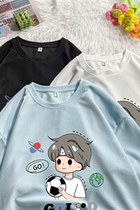 HT73207-P22 华夫格t恤男短袖男大码五分袖 毛毯图片